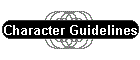 Character Guidelines